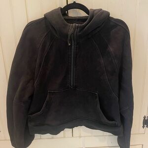 Black Half-Zip Hoodie
